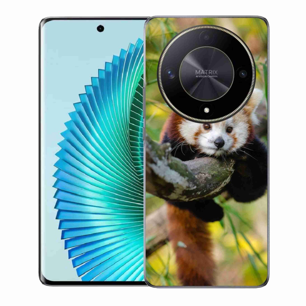 Zselés borítás mmCase a Honor Magic 6 Lite 5G készülékhez - pandavörös