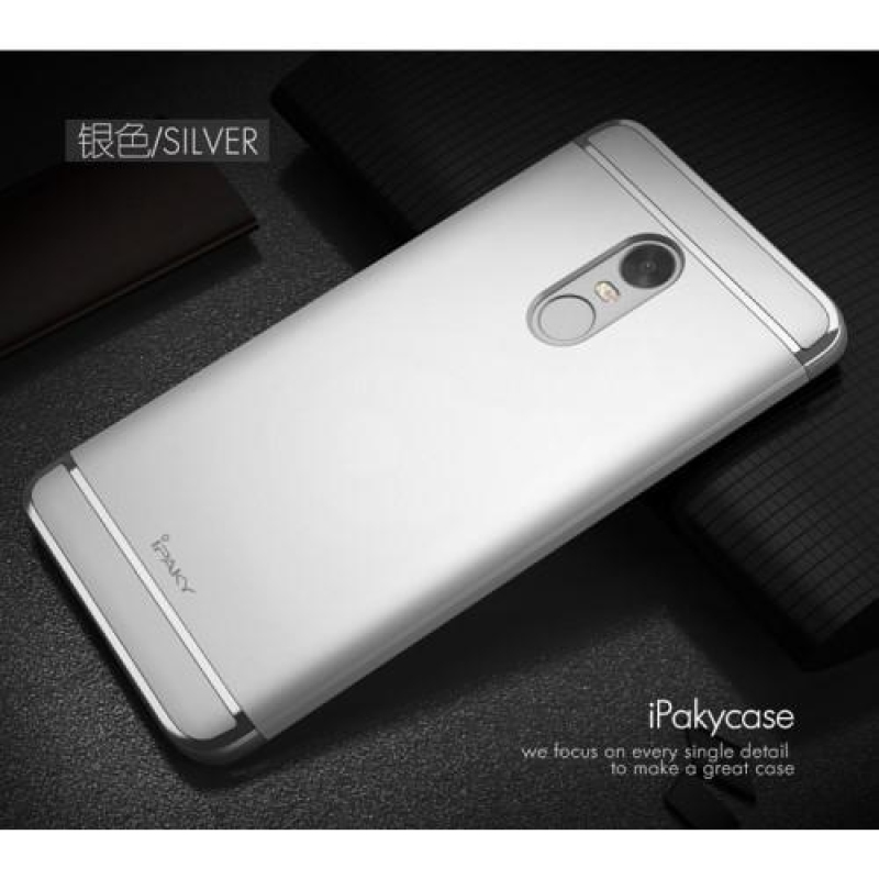 Luxus 3in1 borító a Xiaomi Redmi Note 4X készülékhez - ezüst színű