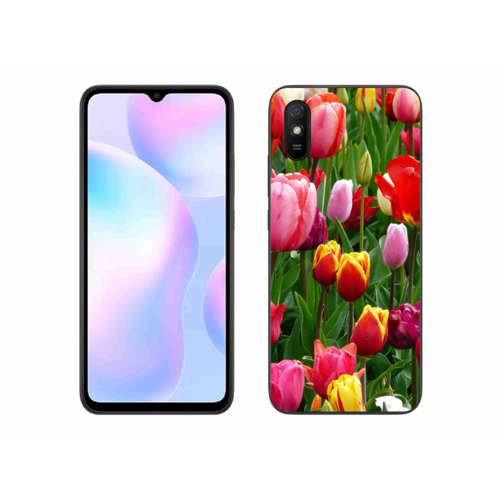 Gél borítás mmCase a Xiaomi Redmi 9AT-hoz - tulipánok