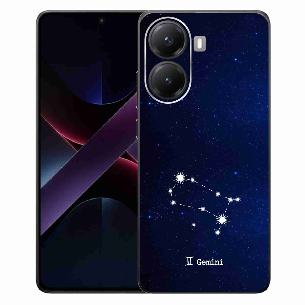 Gél borítás mmCase a Xiaomi Poco X7 Pro 5G számára - csillagkép Gemini