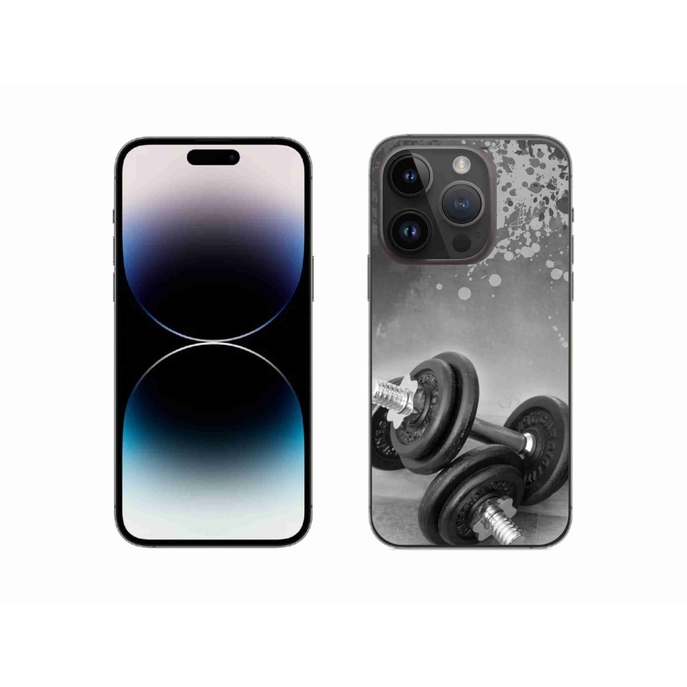 Zselés borítás mmCase iPhone 14 Pro 6.1 készülékhez - súlyzók 1