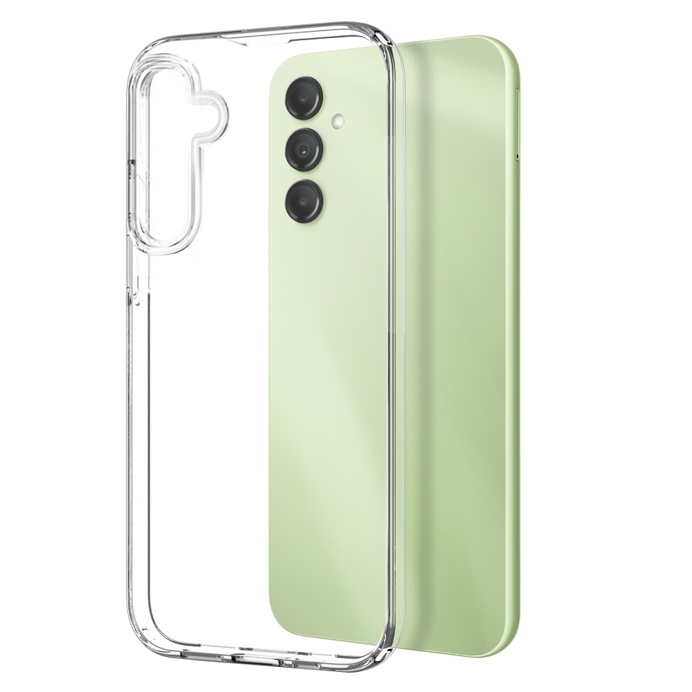 NORTHJO átlátszó zselés tok + edzett üveg Samsung Galaxy A14 4G/5G - átlátszó
