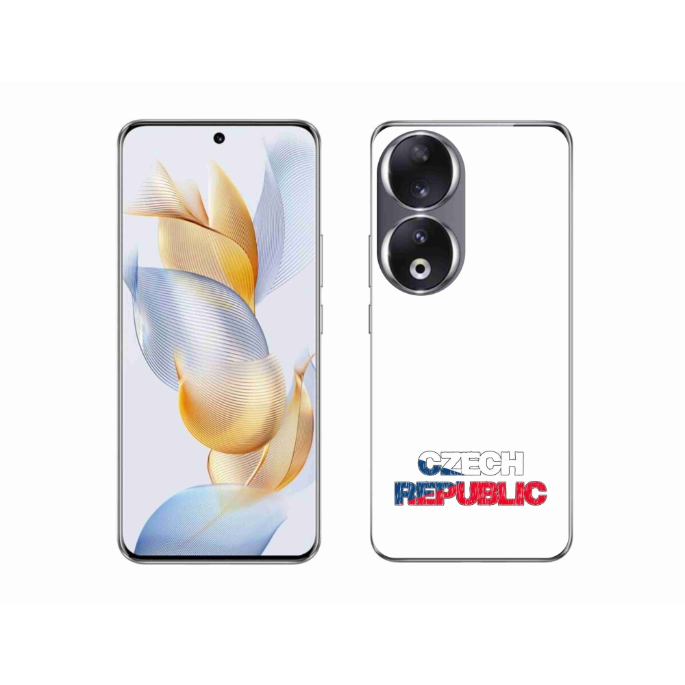 Zselés borító mmCase a Honor 90-hez - Csehország fehér háttér
