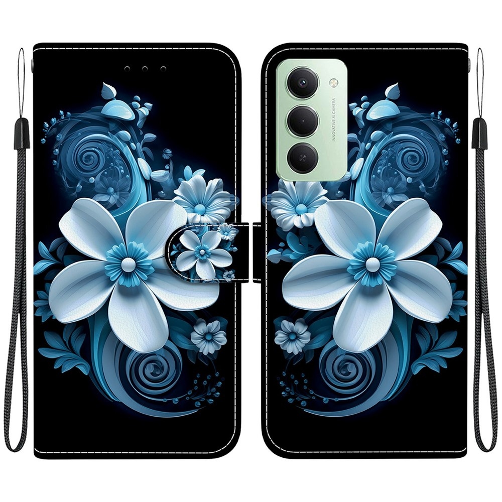 Sokoldalú könyves tok Xiaomi Redmi 15 4G (171mm) - orchidea