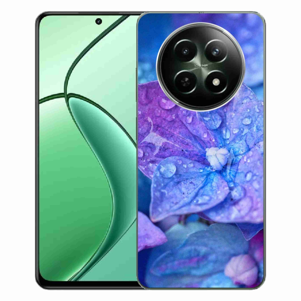 Zselés borítás mmCase a Realme 12 5G/12x 5G készülékhez - lila virág