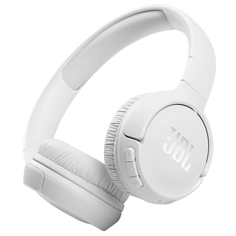 JBL Tune T510 Bluetooth-fejhallgató fehér színben