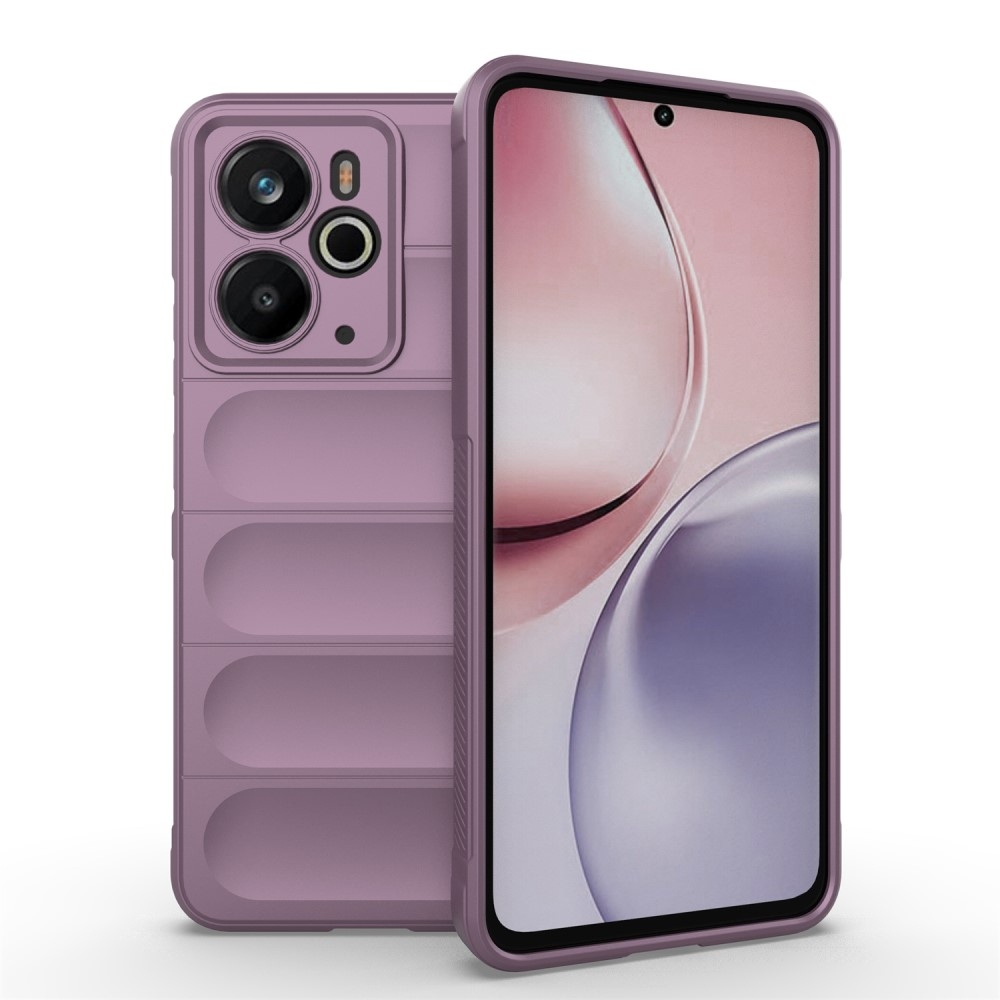 Rugg tartós zselés tok a Realme 14 5G készülékhez - világos lila