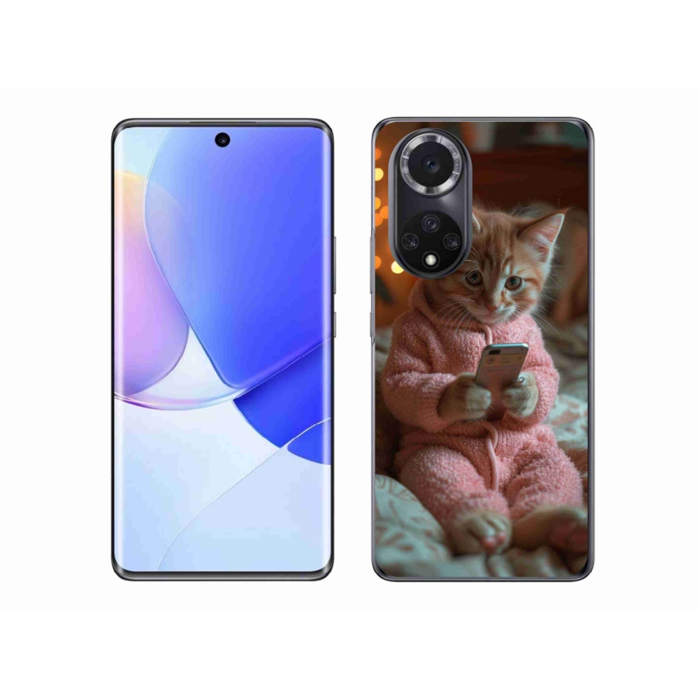 Gél borító mmCase a Huawei Nova 9-hez - baba a mobillal