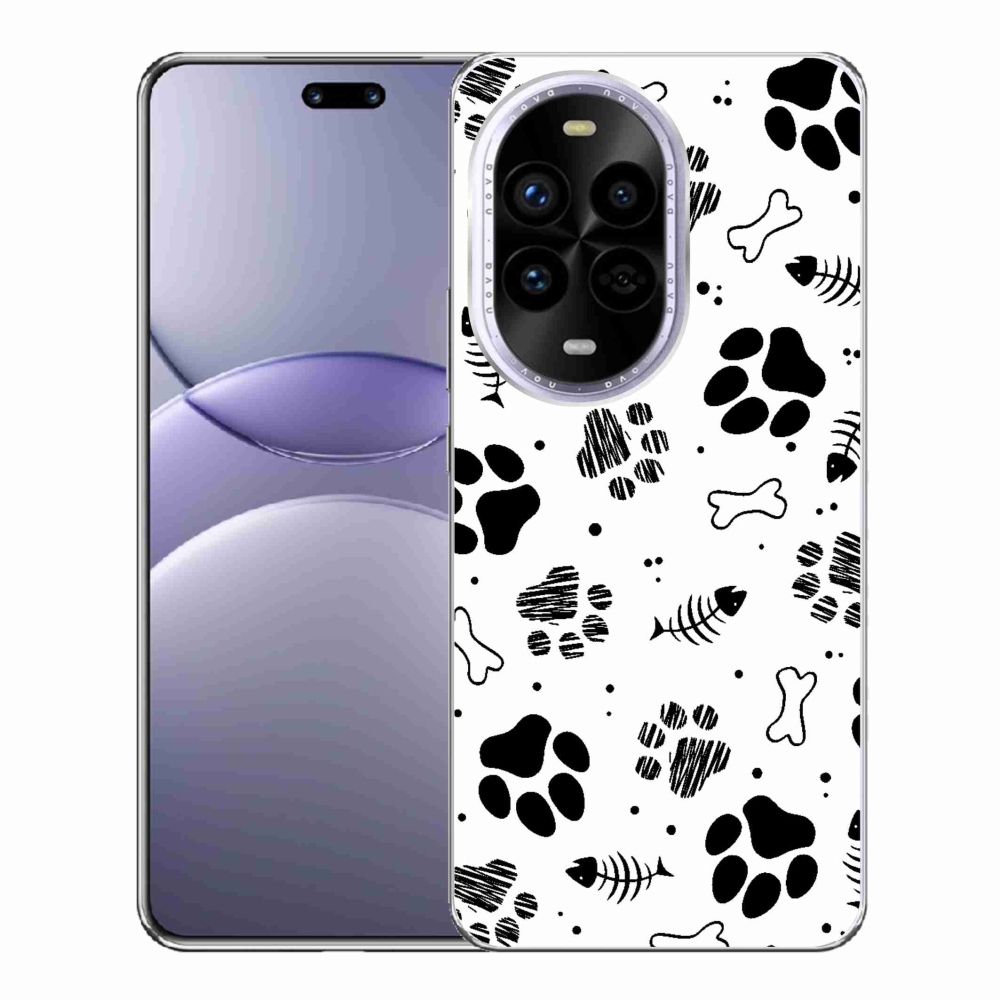 Gél borítás mmCase a Huawei Nova 13 Pro 5G-hez - kutyamancsok 1