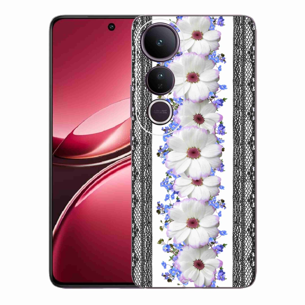 Gél borító mmCase a Vivo V50 Lite 4G/5G-hez - virágok 8