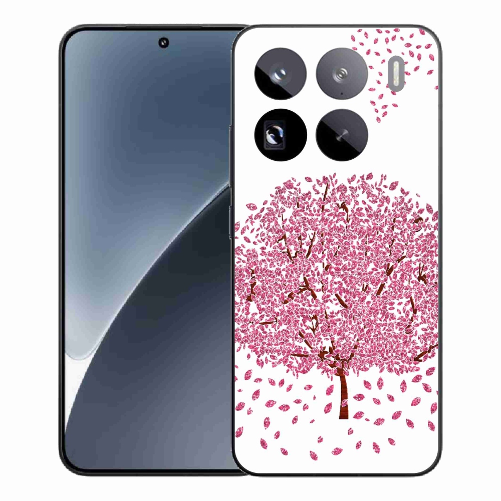 Gél borítás mmCase a Xiaomi 15 Pro-hoz - rajzfilmfa levelekkel