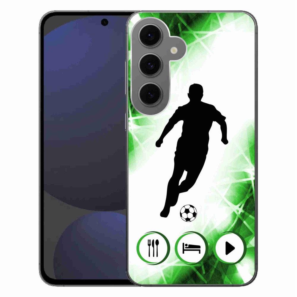 Zselés borítás mmCase Samsung Galaxy S24 FE - focista számára