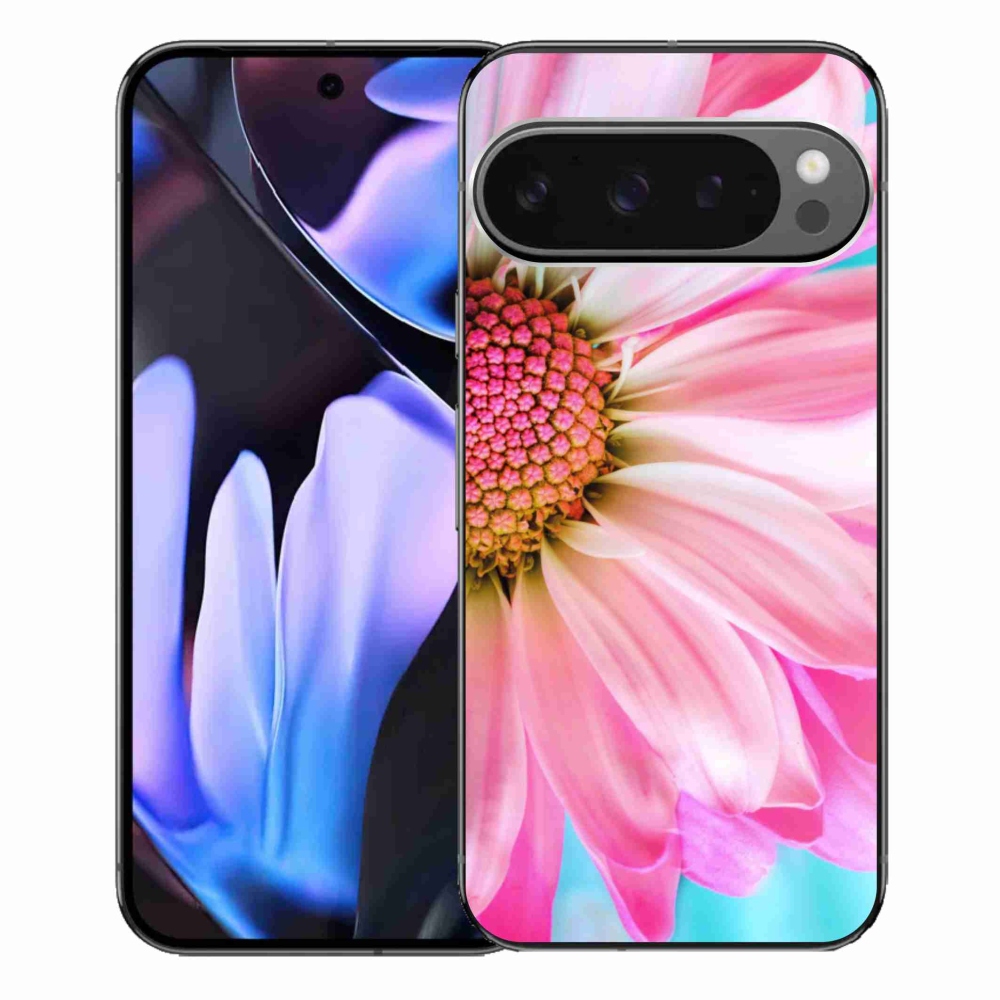 Gél védőhuzat mmCase a Google Pixel 9 Pro XL-hez - rózsaszín virág