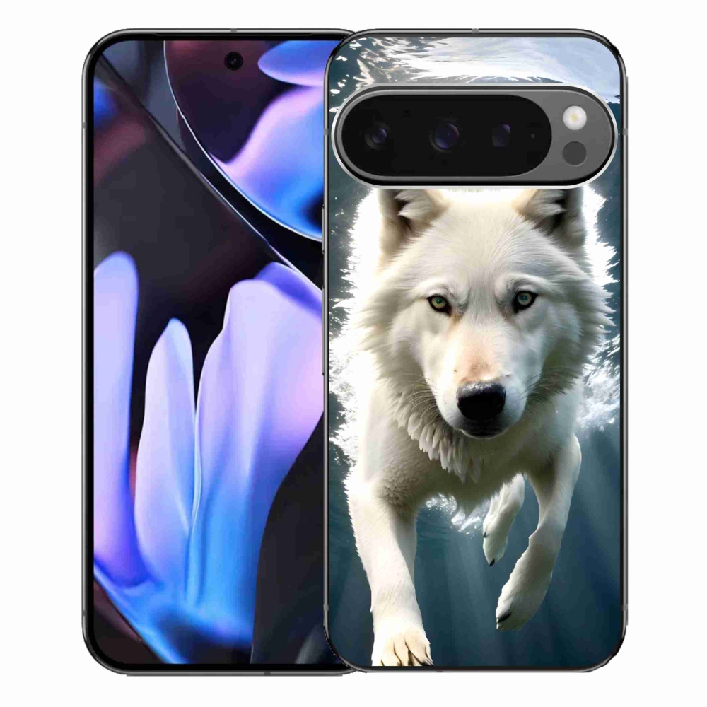 Gél védőburkolat mmCase a Google Pixel 9 Pro XL-hez - fehér farkas
