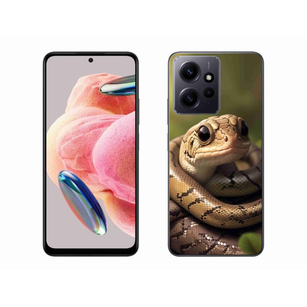 Gél borítás mmCase a Xiaomi Redmi Note 12 4G-hez - kígyó 1