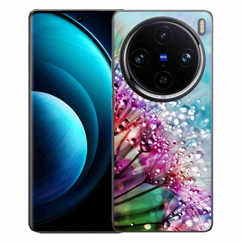 Zselés borítás mmCase a Vivo X100 Pro 5G készülékhez - színes virágok