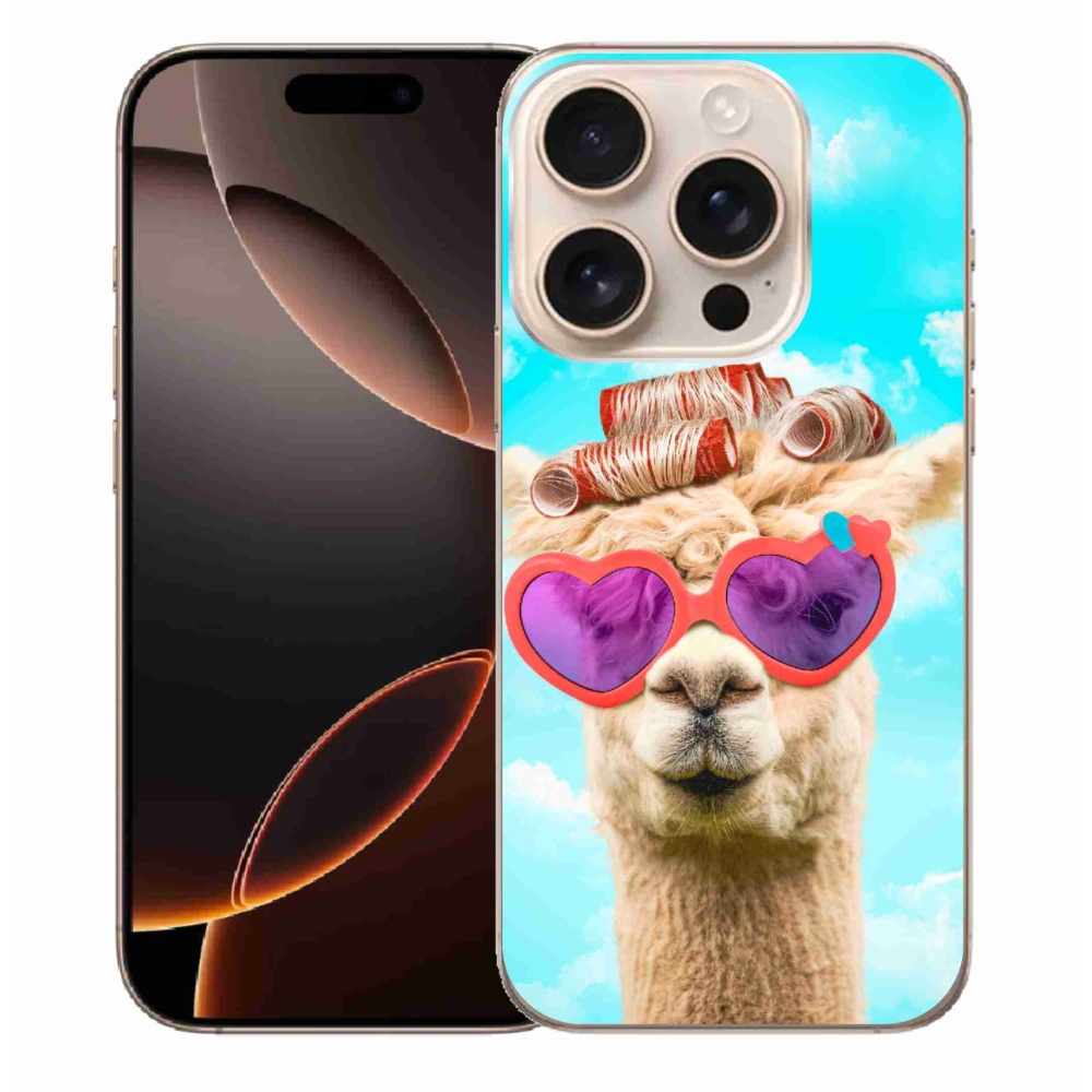 Zselés borítás mmCase iPhone 16 Pro Max készülékhez - szemüveges láma