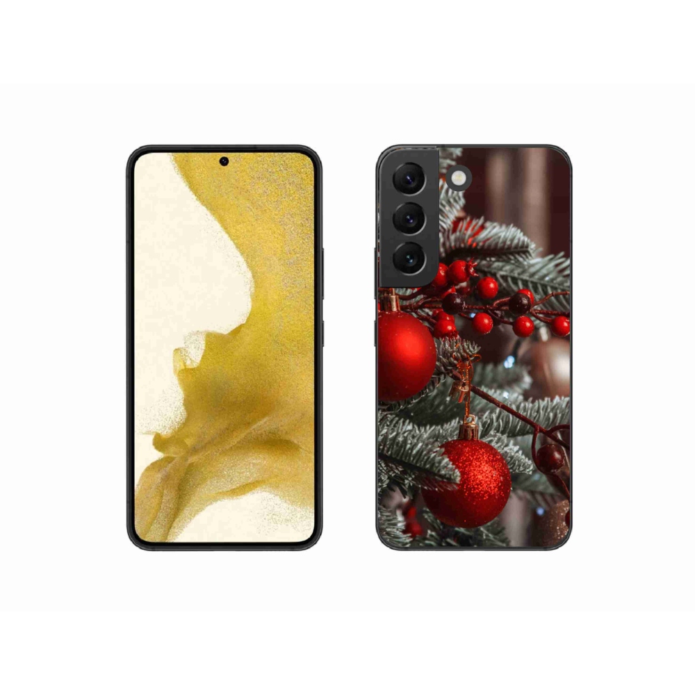 Gél borítás mmCase Samsung Galaxy S22 5G - karácsonyi dekoráció 2