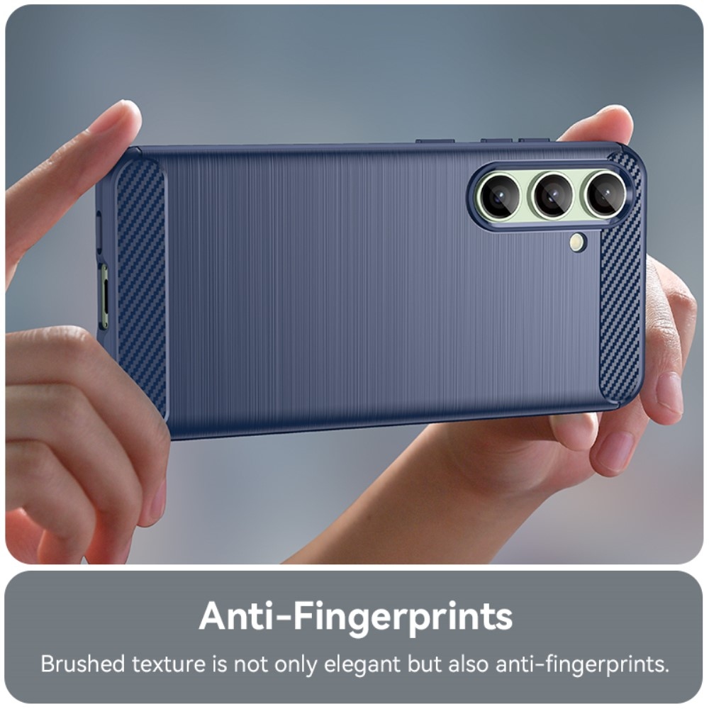 Szénálló zselés tok Samsung Galaxy S24 FE készülékhez - kék