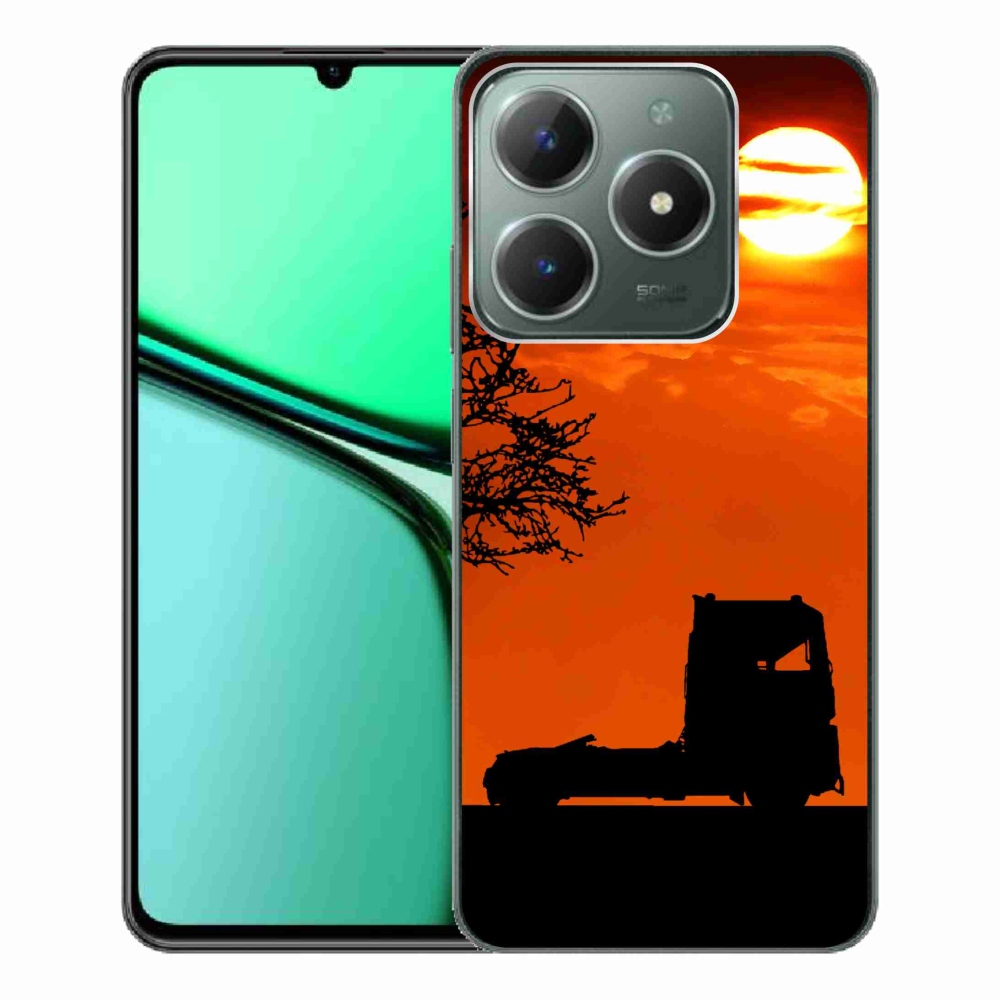 Gél borítás mmCase a Realme C61 készülékhez - teherautó 3