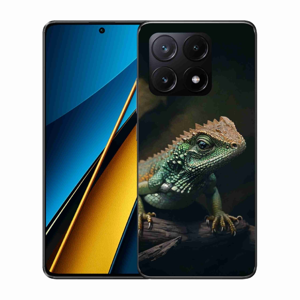 Gél borítás mmCase a Xiaomi Poco X6 Pro 5G-hez - gyík