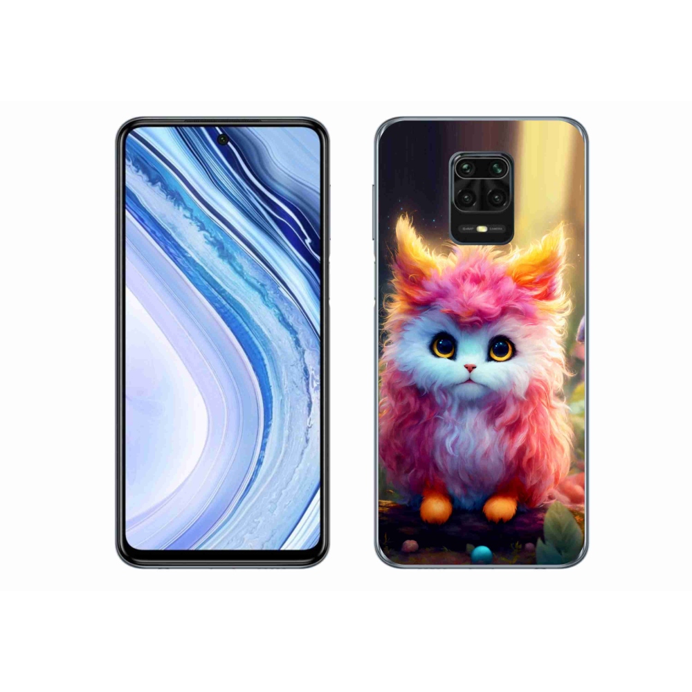 Gél borítás mmCase a Xiaomi Redmi Note 9 Pro számára - aranyos cica 5