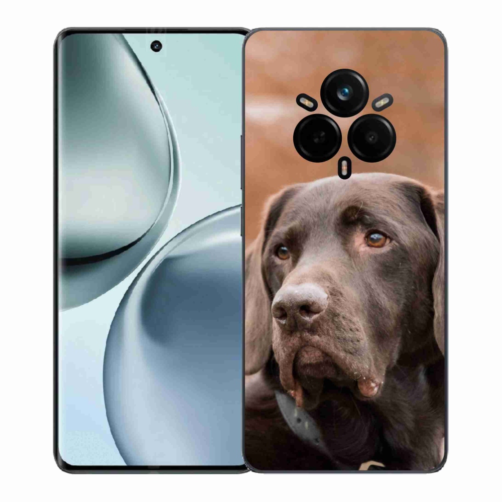 Gél borító mmCase a Realme 14 Pro+ 5G készülékhez - barna labrador
