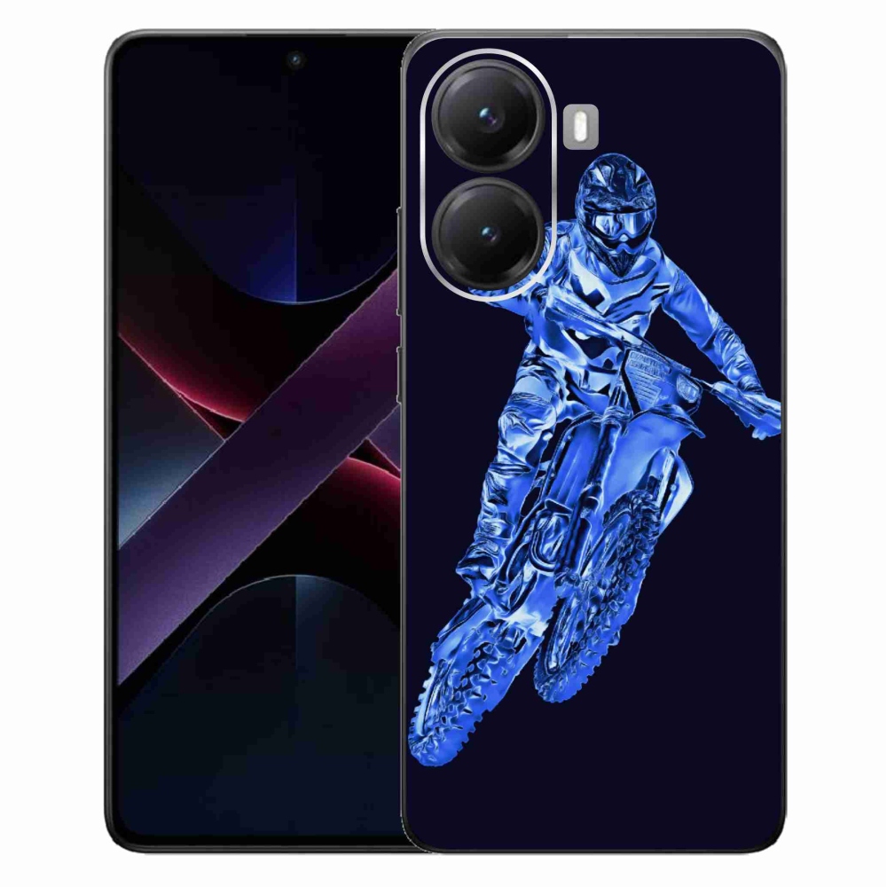 Gél borítás mmCase a Xiaomi Poco X7 Pro 5G-hez - motocross 1
