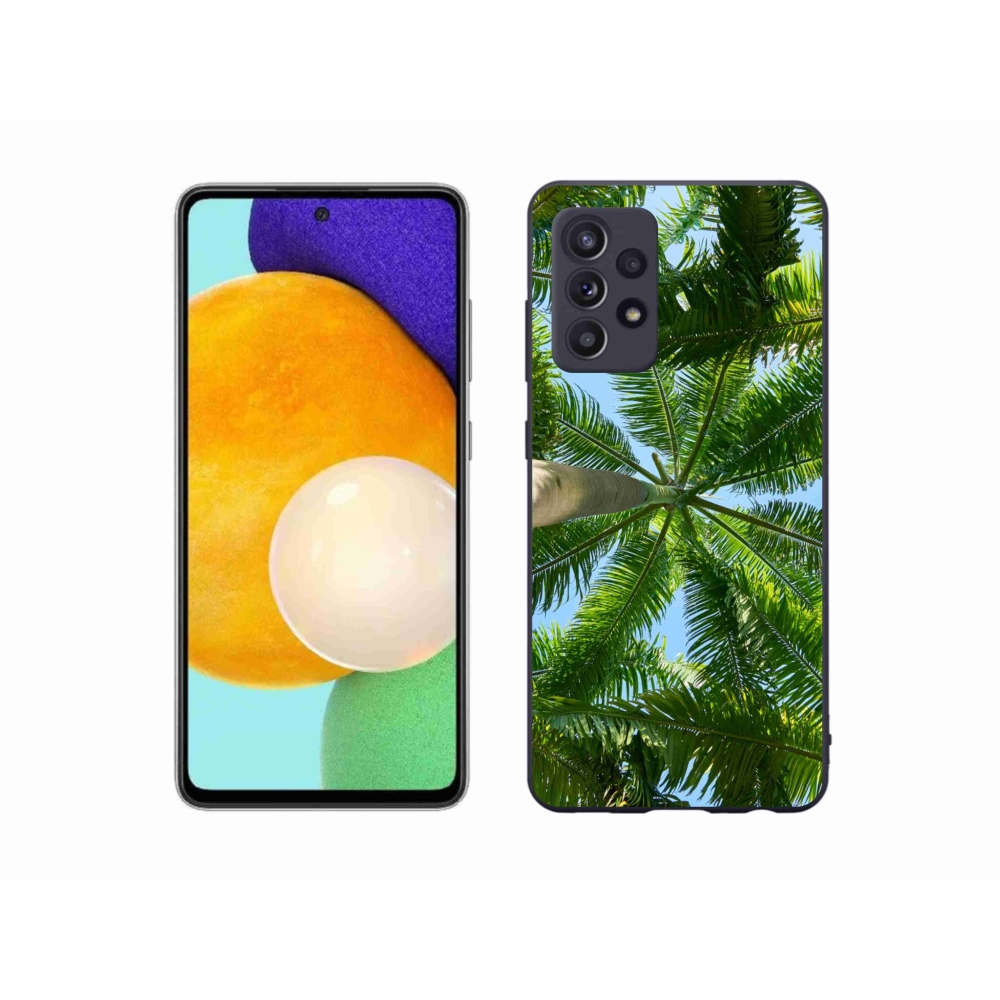 Gél borítás mmCase Samsung Galaxy A52s 5G - pálmafa - Samsung Galaxy A52s 5G - pálmafa