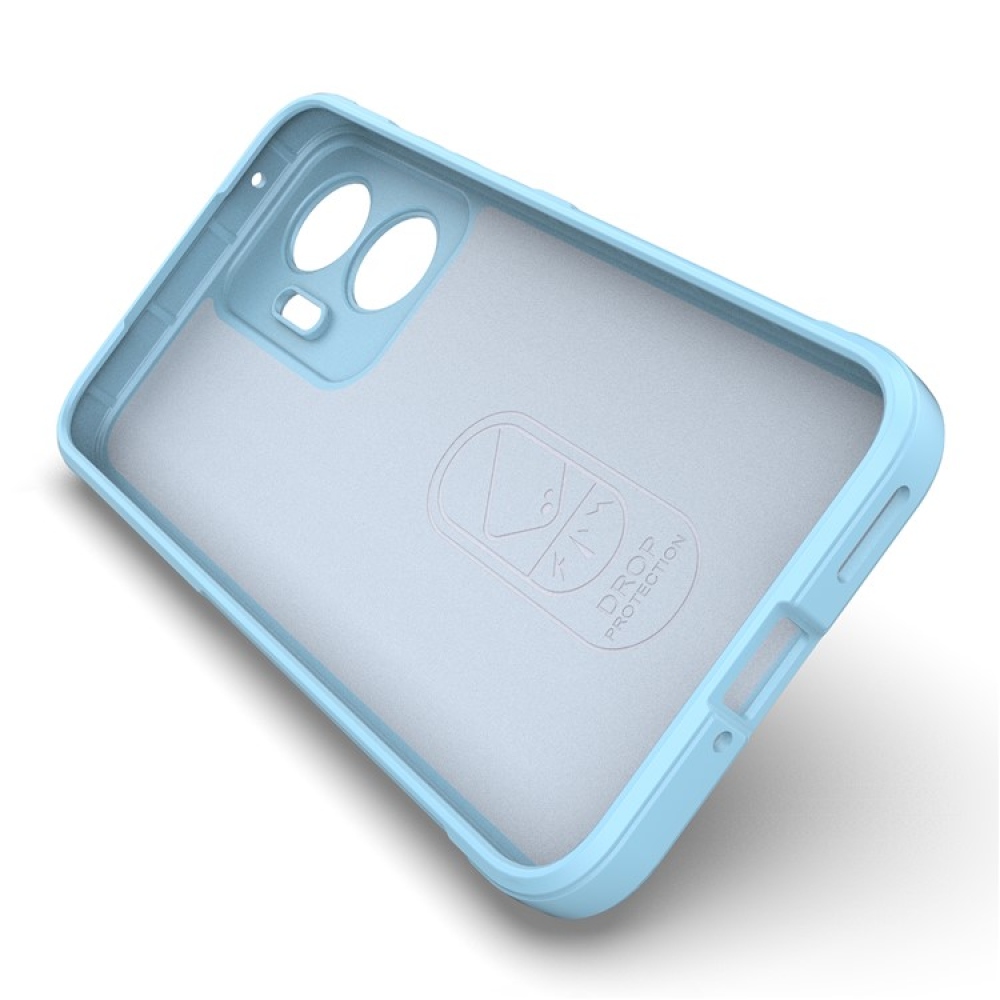 Rugg tartós zselés tok Xiaomi Poco F7 5G - világoskék színben