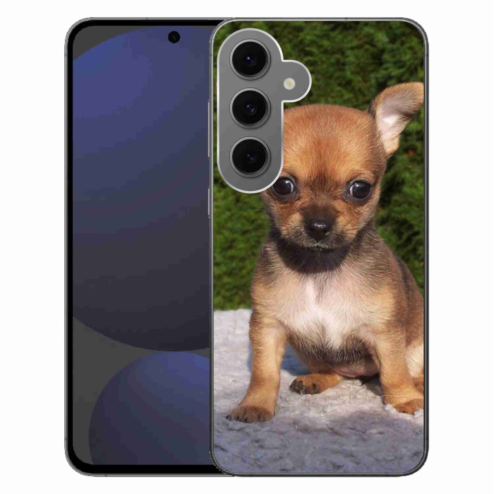 Gél tok mmCase a Samsung Galaxy S24 FE készülékhez - chihuahua 3