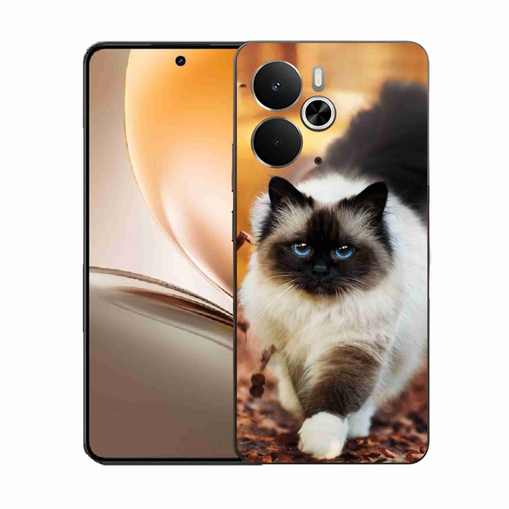 Zselés borítás mmCase a Realme 14 5G készülékhez - macska