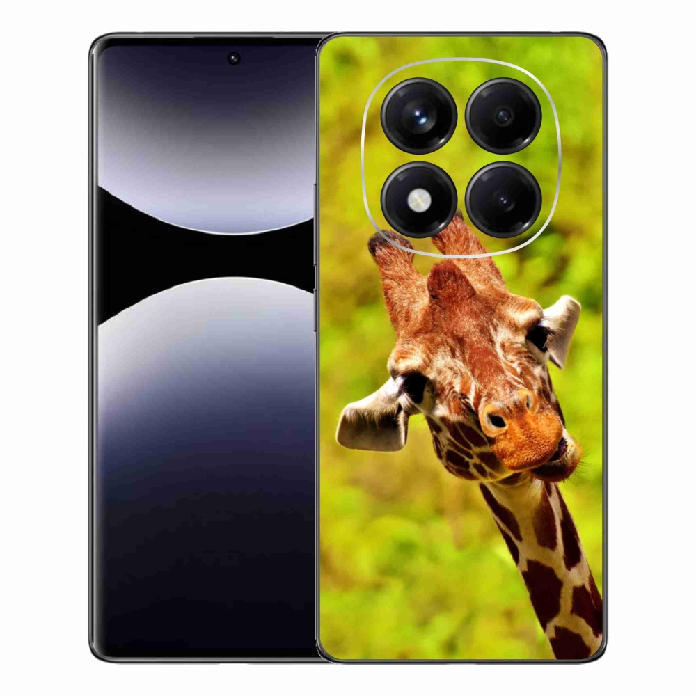 Gél borítás mmCase a Xiaomi Redmi Note 14 Pro készülékhez - zsiráf