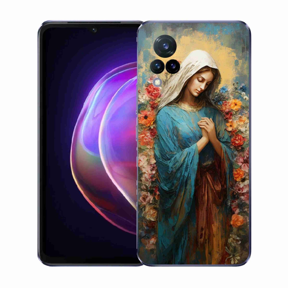 Gél borító mmCase a Vivo V21 4G/5G-n - szent asszony