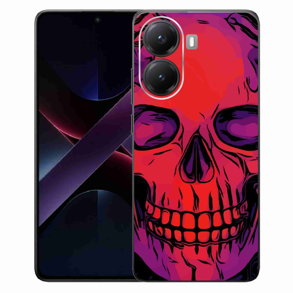 Gél borítás mmCase a Xiaomi Poco X7 Pro 5G-hez - koponya