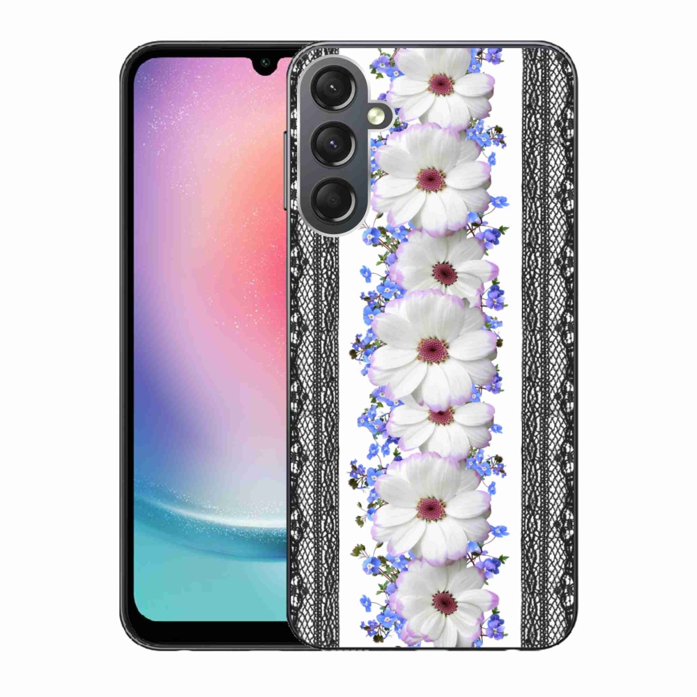 Gél borítás mmCase Samsung Galaxy A24 - virágok 8