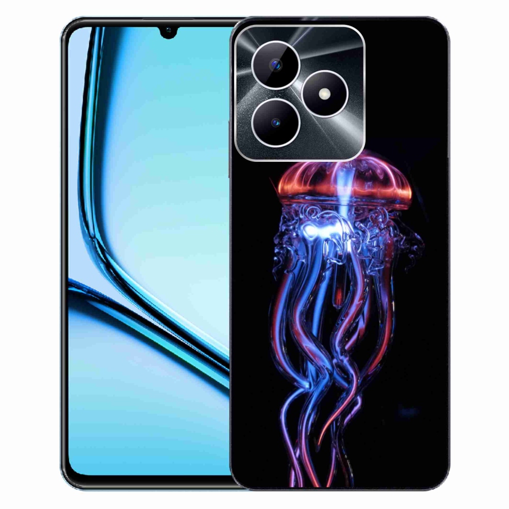 Zselés borító mmCase a Realme Note 50 készülékhez - medúza