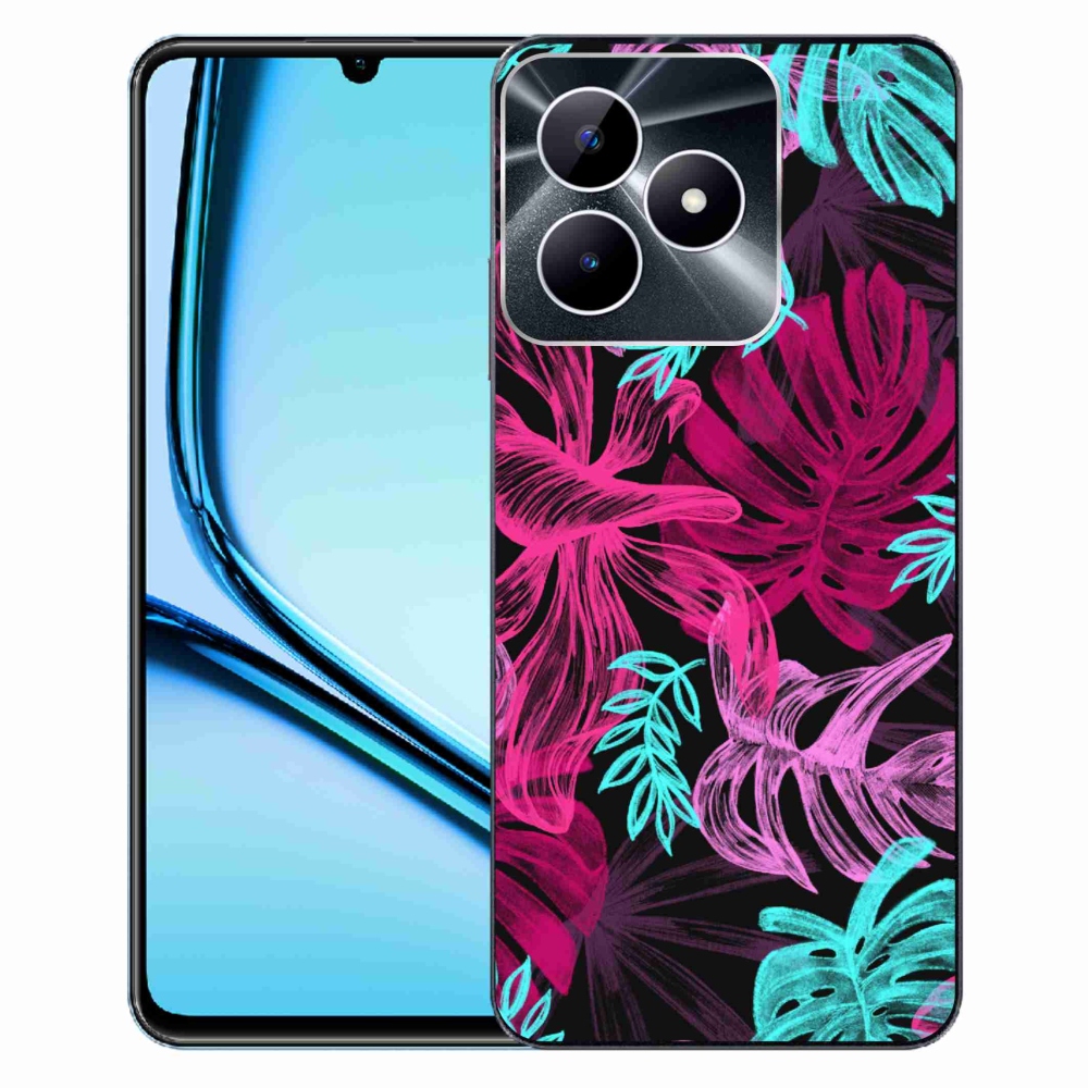 Zselés tok mmCase a Realme Note 50 készülékhez - virágok 1
