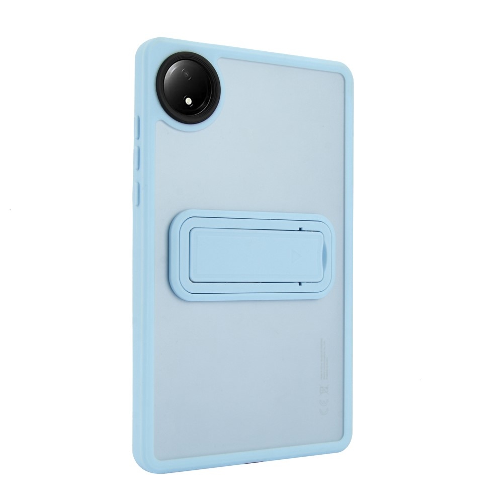 Skiny zselés tok fix hátlappal és flip állvánnyal Xiaomi Redmi Pad SE 8.7-hez - világoskék színű