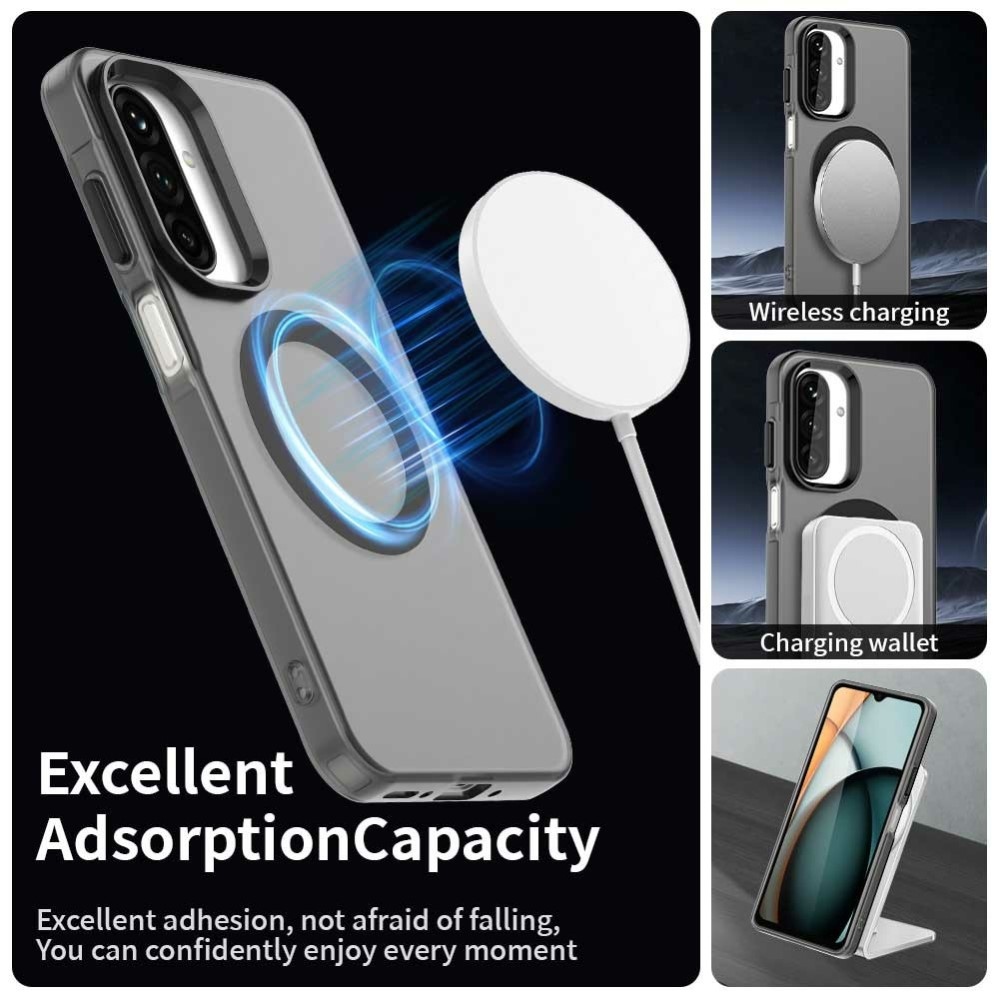 Candy zselés tok MagSafe-val a Samsung Galaxy A26 5G készülékre - fekete