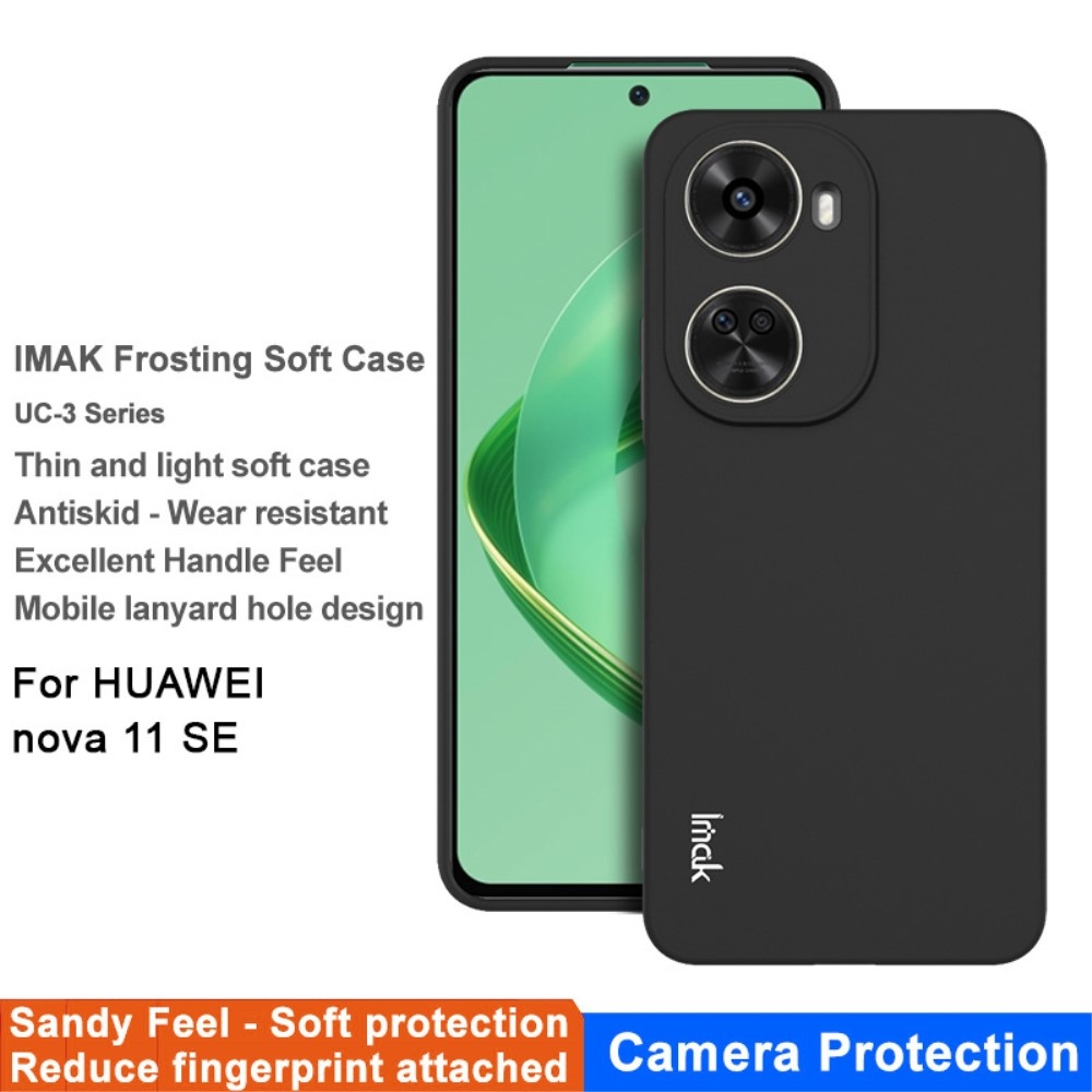 IMK matt zselés tok Huawei Nova 12 SE-hez - fekete