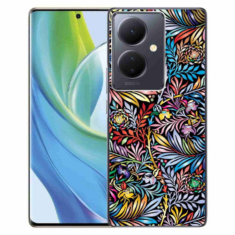 Gél borító mmCase a Vivo V29 Lite 5G-hez - virágok 5