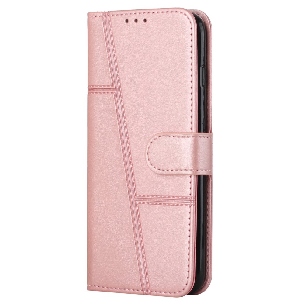 Line book tok Samsung Galaxy S25 Ultra készülékhez - rózsaarany