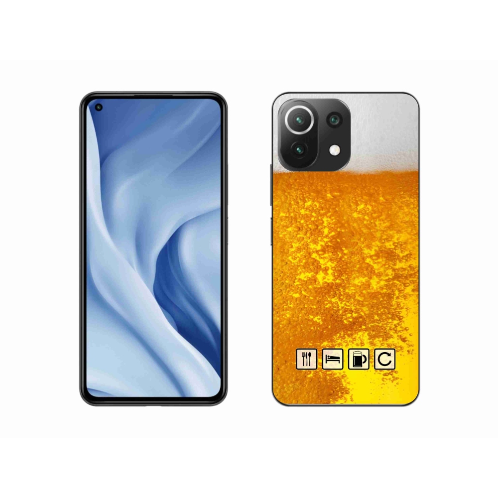 Gél borítás mmCase a Xiaomi Mi 11 Lite 4G/5G-hez - sör motívum 3