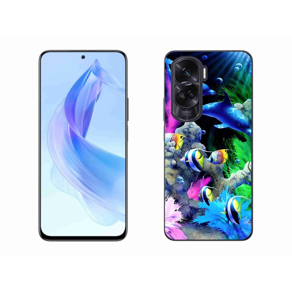 Gél tok mmCase a Honor 90 Lite-hoz - tengeri világ