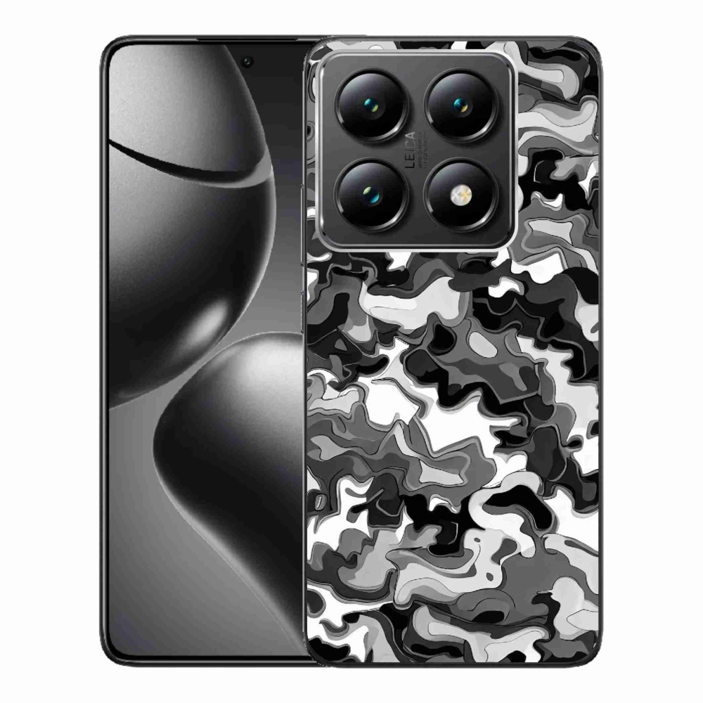 Gél borítás mmCase a Xiaomi 14T Pro számára - terepszínű minta 3