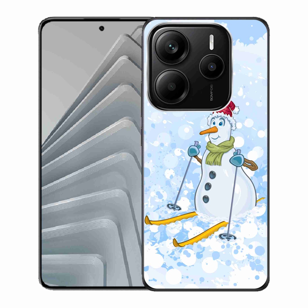 Gél borítás mmCase a Xiaomi Redmi Note 14 5G számára - hóember