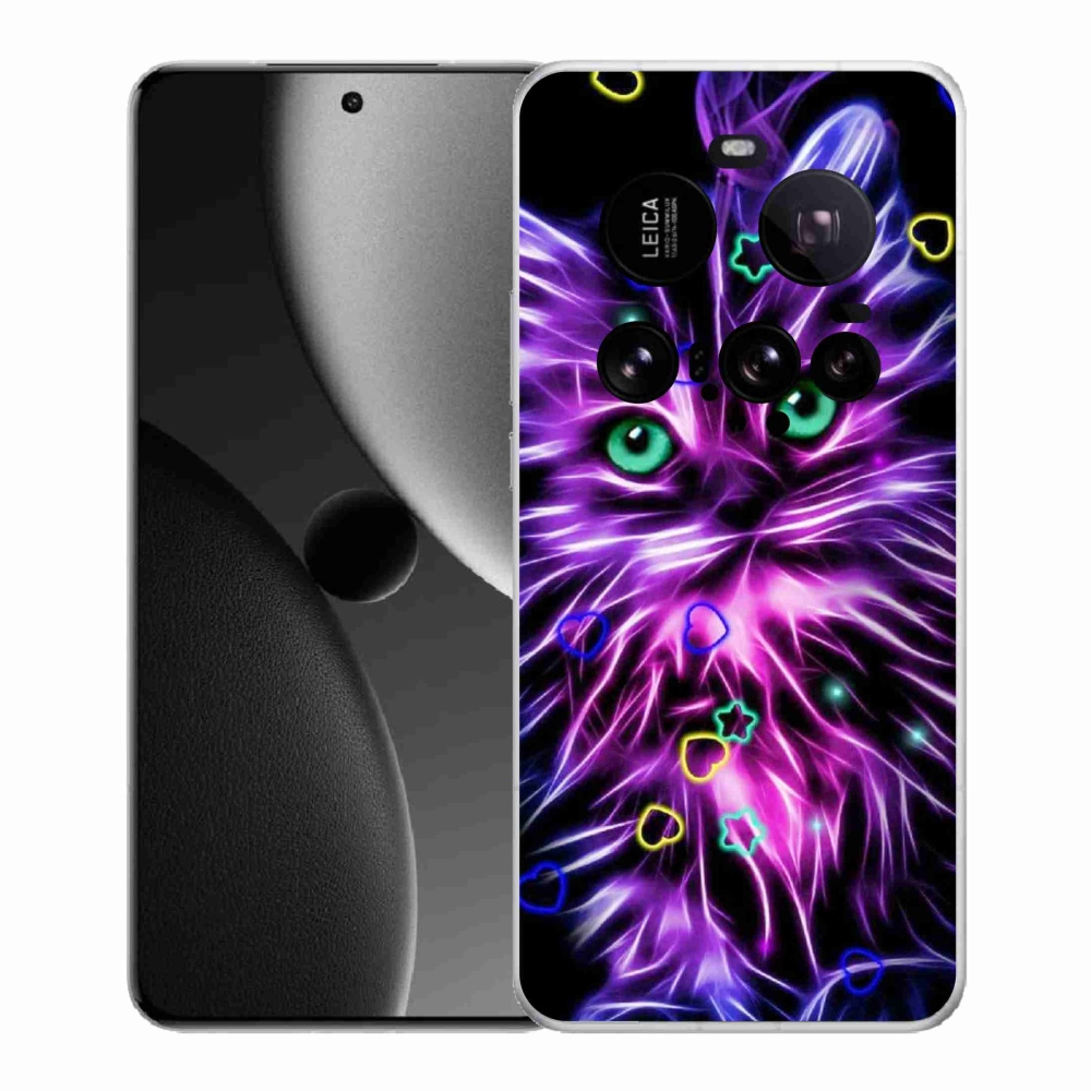 Gél borítás mmCase a Xiaomi 15 Ultra számára - absztrakt macska