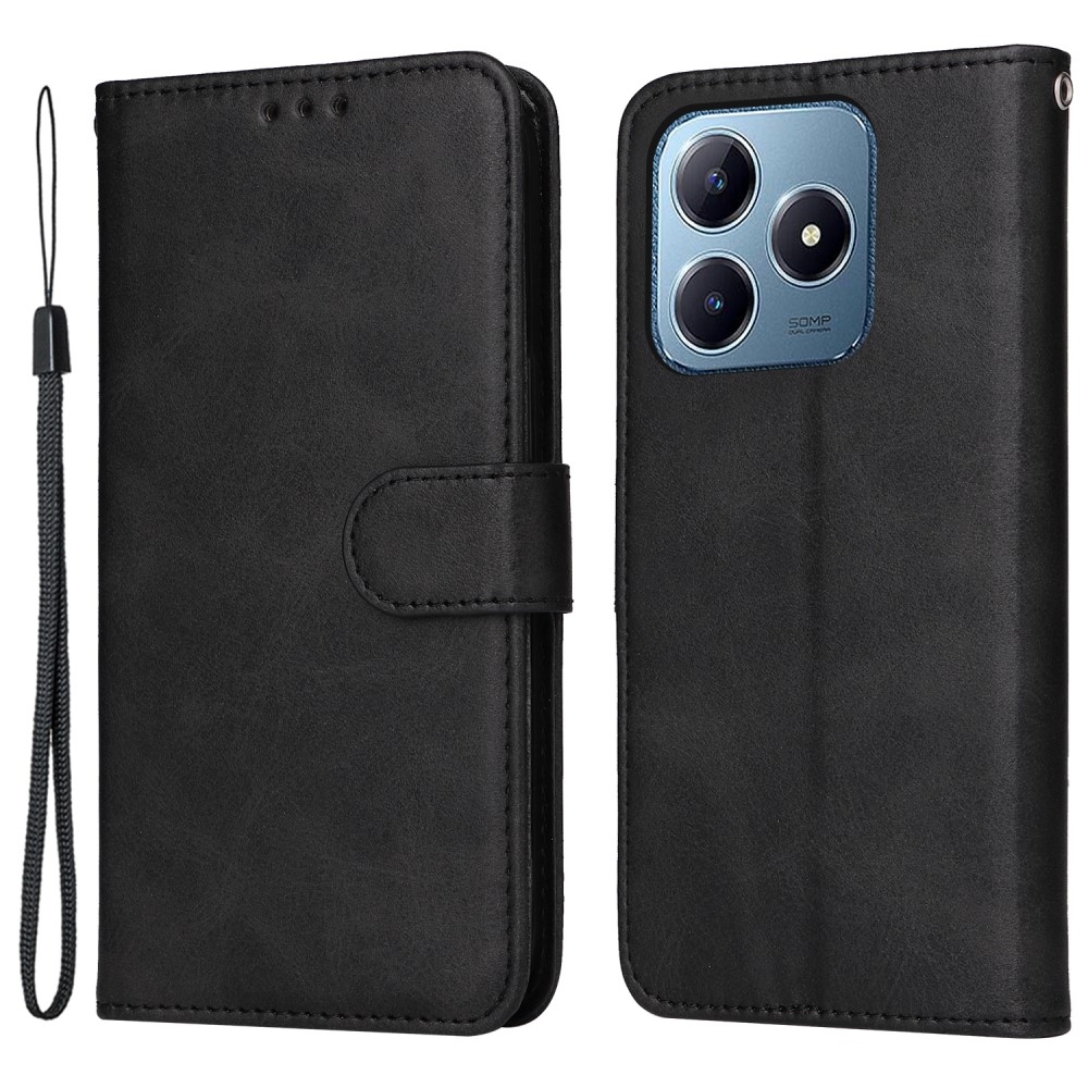 Feel könyvtáska a Realme Note 60-hoz - fekete