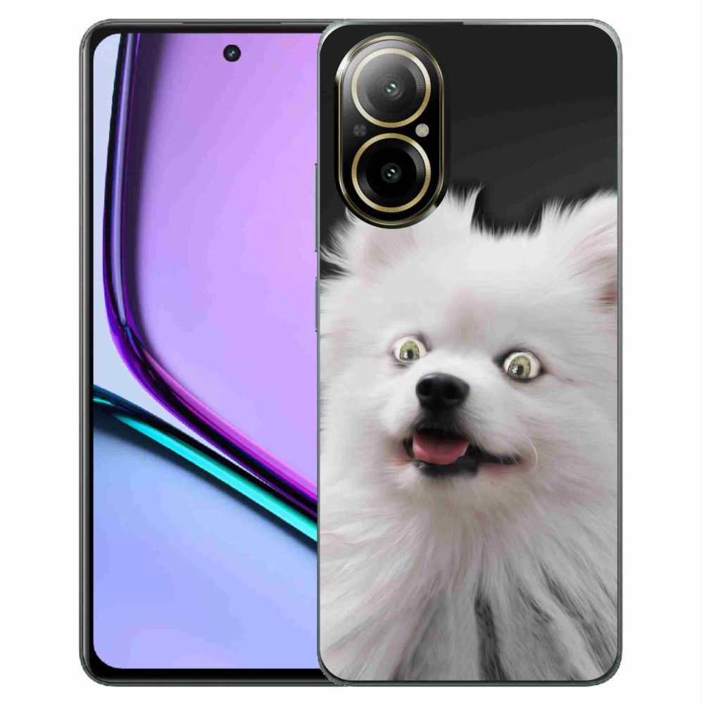 Zselés borítás mmCase a Realme C67 készülékhez - fehér tipp